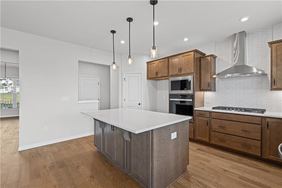 Furnished interior view inside a new home in Reunion, Flowery Branch (Image 7). Furnished interior view inside a new home in Reunion, Flowery Branch (Image 7).