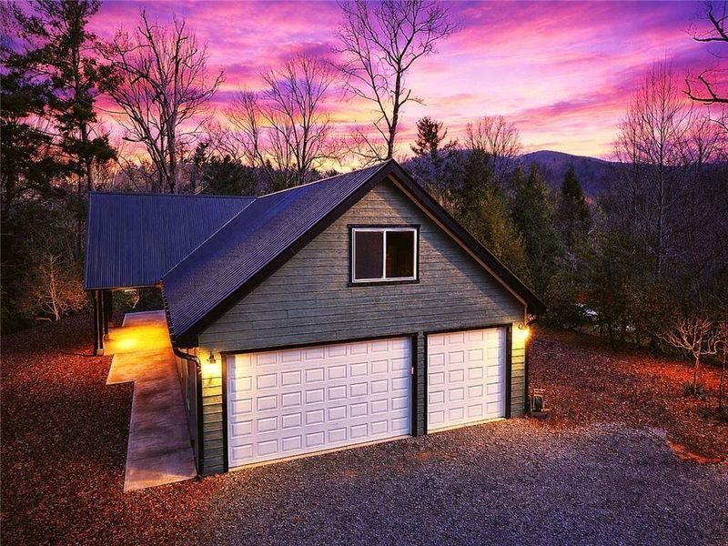 Front exterior of a new home in , Ellijay, GA, highlighting curb appeal (Image 1). Front exterior of a new home in , Ellijay, GA, highlighting curb appeal (Image 1).