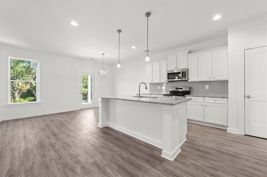 Furnished interior view inside a new home in Ellington Farms, Statham (Image 11).