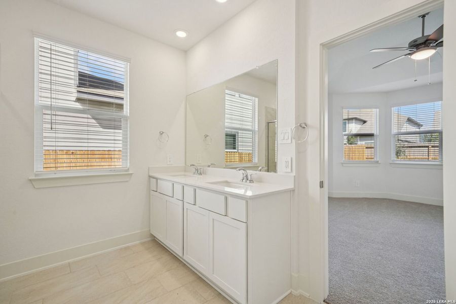 Furnished interior view inside a new home in Estancia Ranch - Premier Series, San Antonio (Image 8).