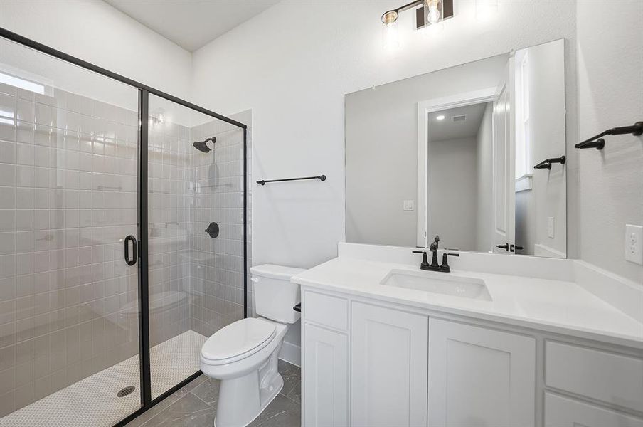 Furnished interior view inside a new home in , Prosper (Image 16).