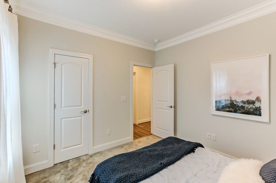 Representative furnished interior of a home built from the Ashton by Keystone Homes NC in Weybridge, Burlington (Image 58).