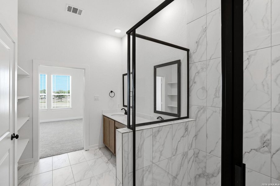 Furnished interior view inside a new home in The Crossvine, Schertz (Image 15).