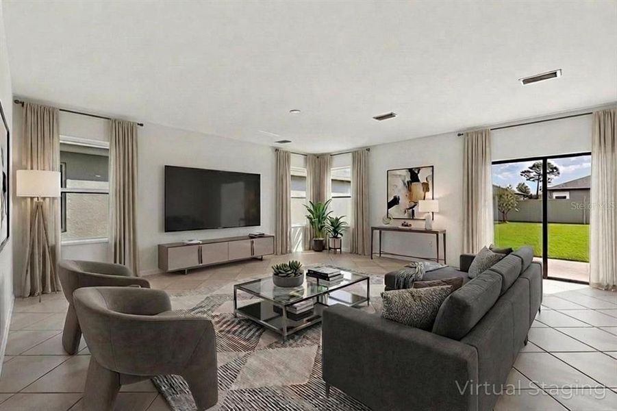 Furnished interior view inside a new home in Avalon West, Spring Hill (Image 11).