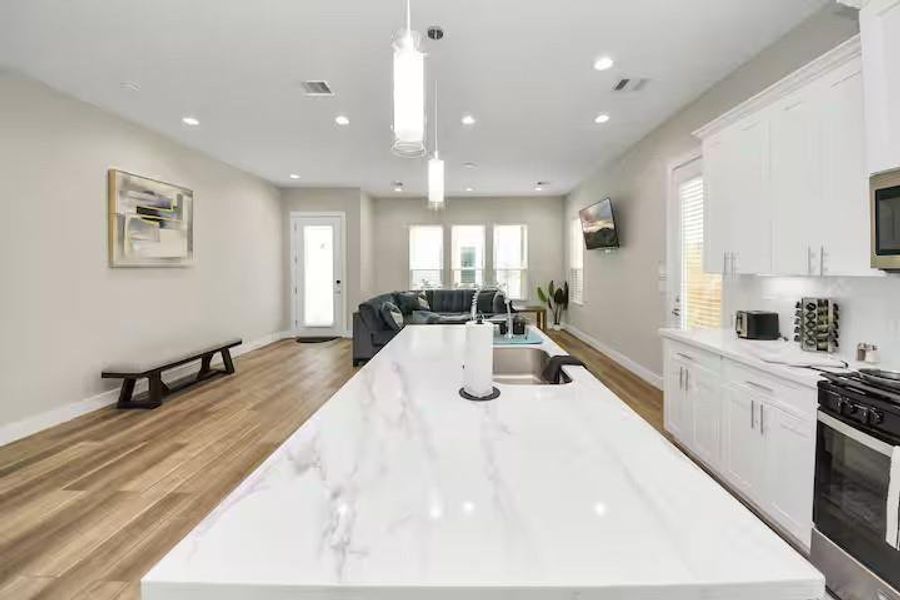 Furnished interior view inside a new home in , Houston (Image 5).