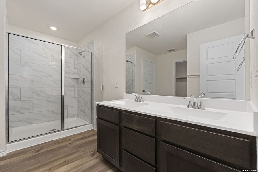 Furnished interior view inside a new home in Parklands, Schertz (Image 9).