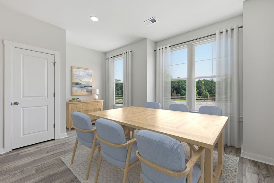 Furnished interior view inside a new home in Rhetts Cove, Johns Island (Image 5).