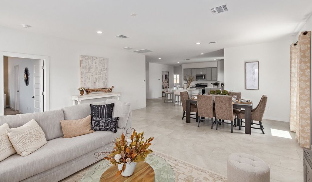Representative furnished interior of a home built from the Kingston by D.R. Horton in Barnett Village, Marana (Image 12).