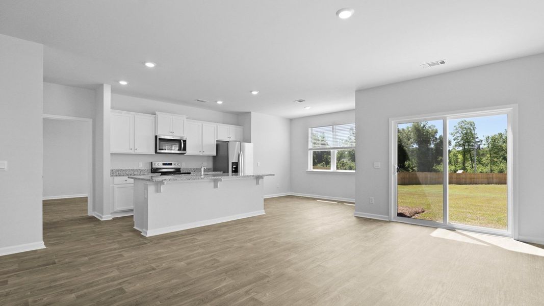 Representative unfurnished interior of a home built from the SALEM by D.R. Horton in Lakeview at Kitfield, Moncks Corner (Image 14).