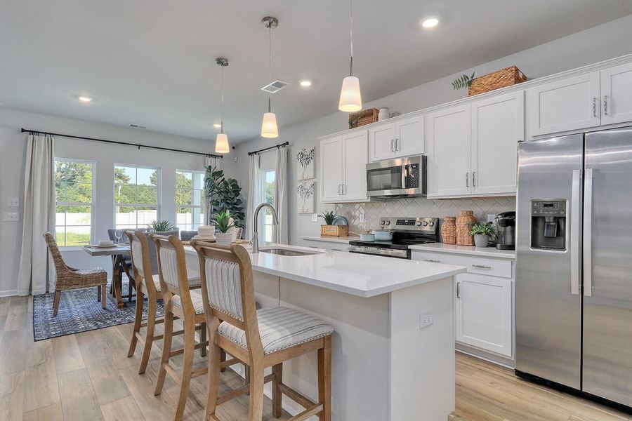 Furnished interior view inside a new home in , Summerville (Image 9).