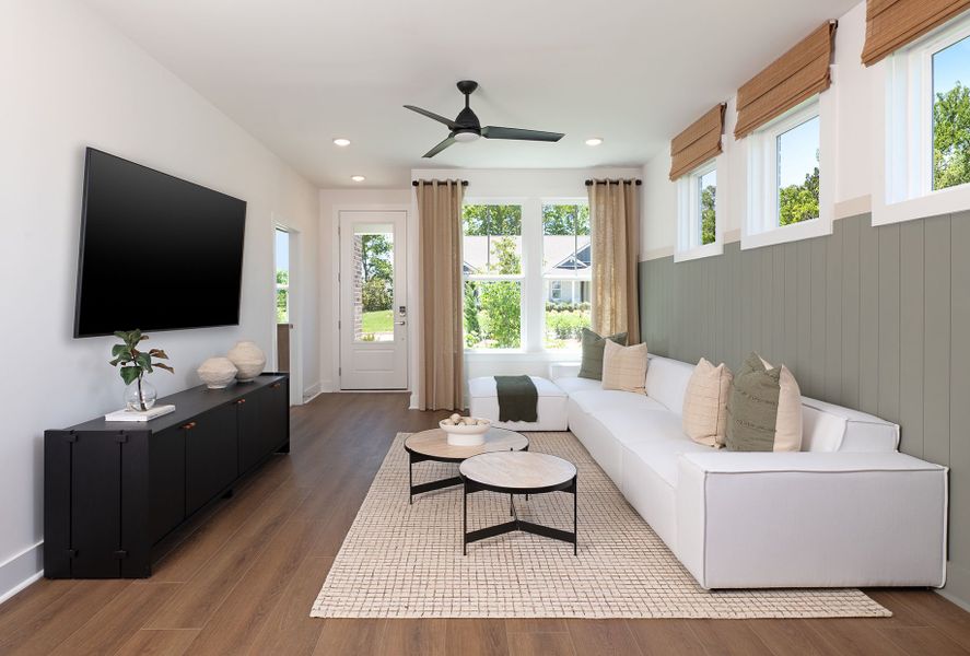 Representative furnished interior of a home built from the Canberra by Pulte Homes in Bradshaw Farms Reserve, Mount Juliet (Image 14). Representative furnished interior of a home built from the Canberra by Pulte Homes in Bradshaw Farms Reserve, Mount Juliet (Image 14).