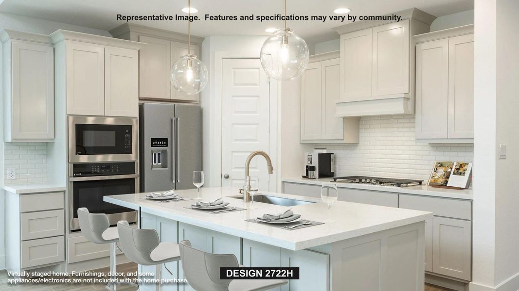 Furnished interior view inside a new home in Stonecreek Estates 50', Richmond (Image 6). Furnished interior view inside a new home in Stonecreek Estates 50', Richmond (Image 6).