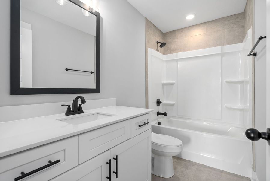 Representative furnished interior of a home built from the Maui by Rockwood Homes in Garrettsburg Meadows, Clarksville (Image 12).