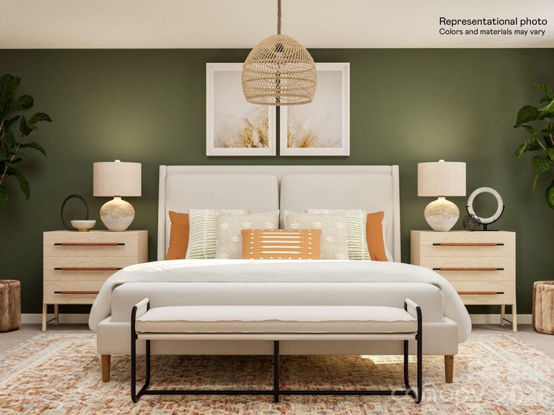 Furnished interior view inside a new home in Sutton Village, Troutman (Image 4).