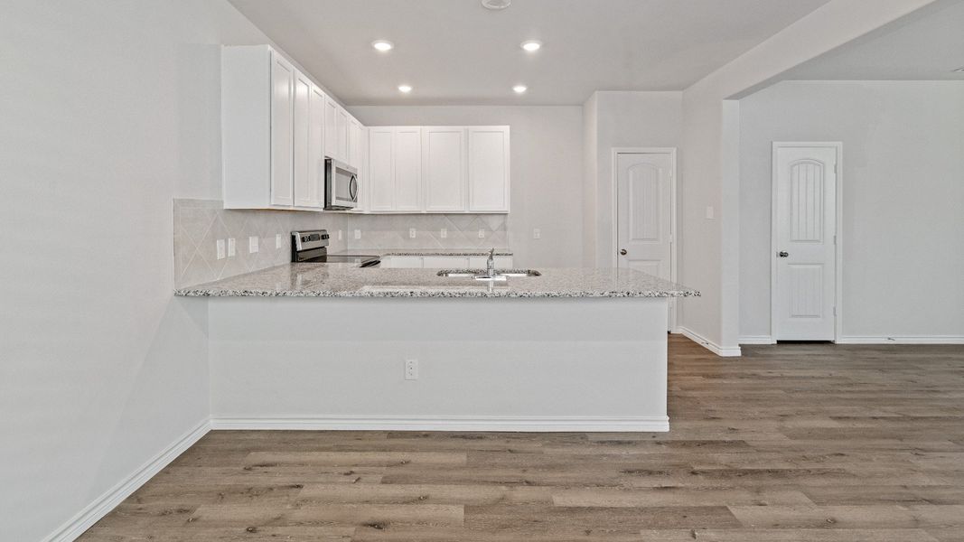 Kitchen and dining space