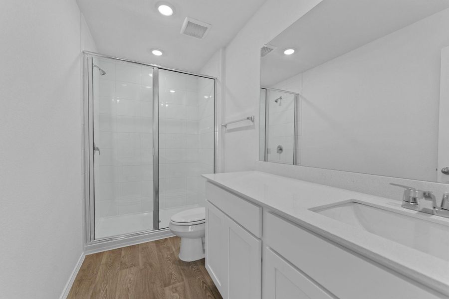 Furnished interior view inside a new home in Valverde, Bastrop (Image 9).