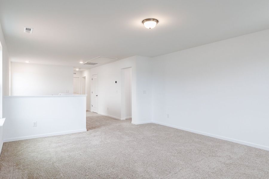 Representative unfurnished interior of a home built from the Tate by Mattamy Homes in Magnolia Park, Garner (Image 17).