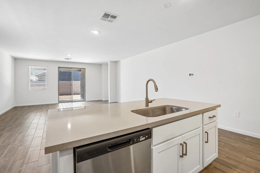 Kitchen and great room