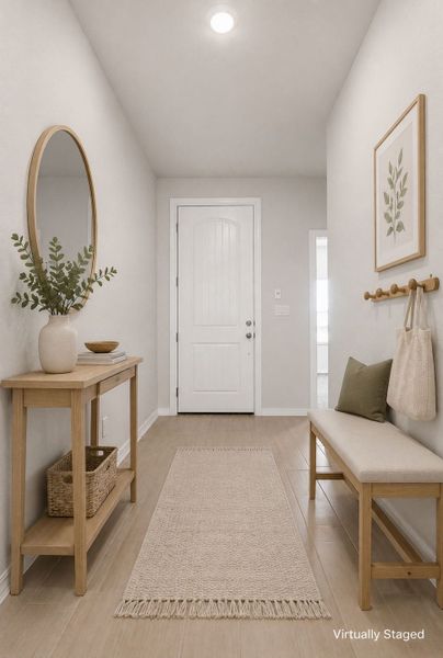Representative furnished interior of a home built from the Poppy by View Homes in Paseos Del Este, El Paso (Image 9).