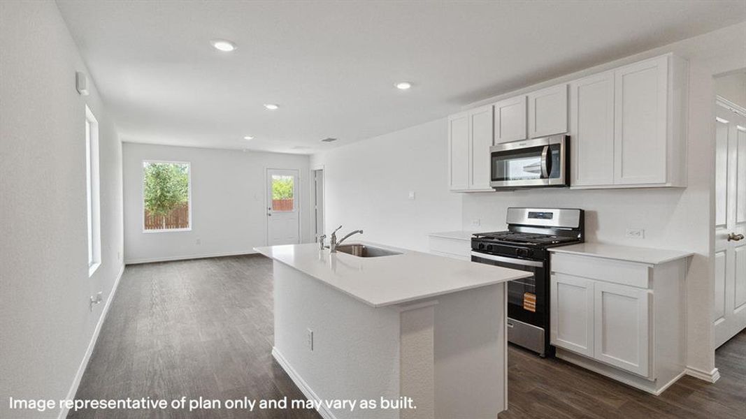 Furnished interior view inside a new home in Asher Oaks, Bonham (Image 9).