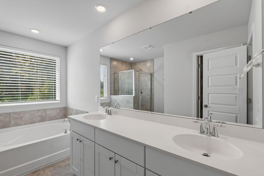 Furnished interior view inside a new home in Sweetgrass at Summers Corner, Summerville (Image 19).