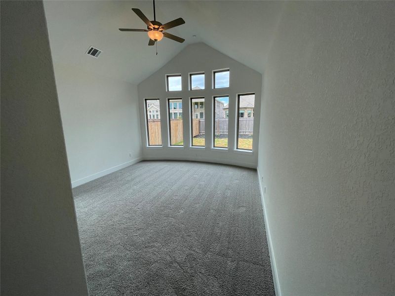 Primary Bedroom with bay windows Primary Bedroom with bay windows
