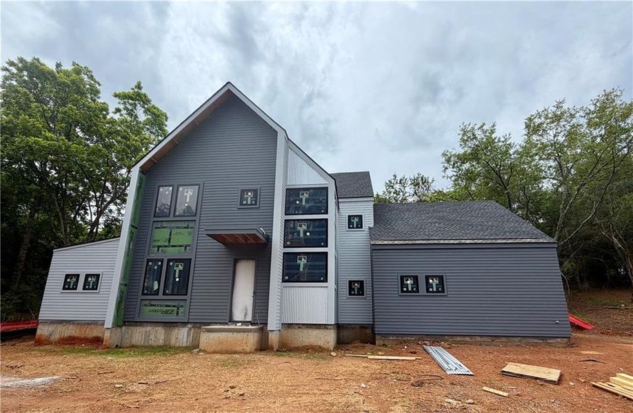 In-progress construction of a new home in Aster, Roswell, GA (Image 45).