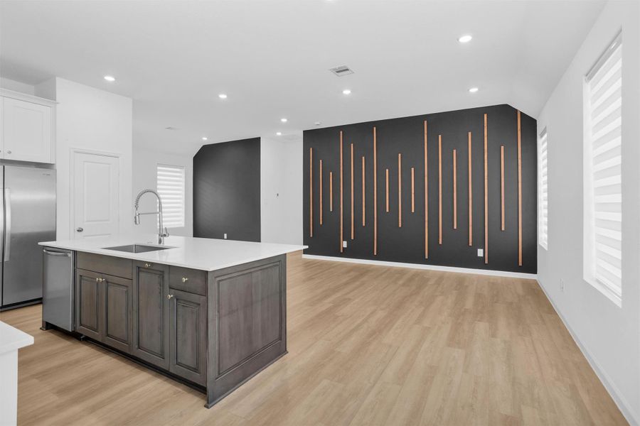 Furnished interior view inside a new home in Artavia: Avante Collection, Conroe (Image 10).