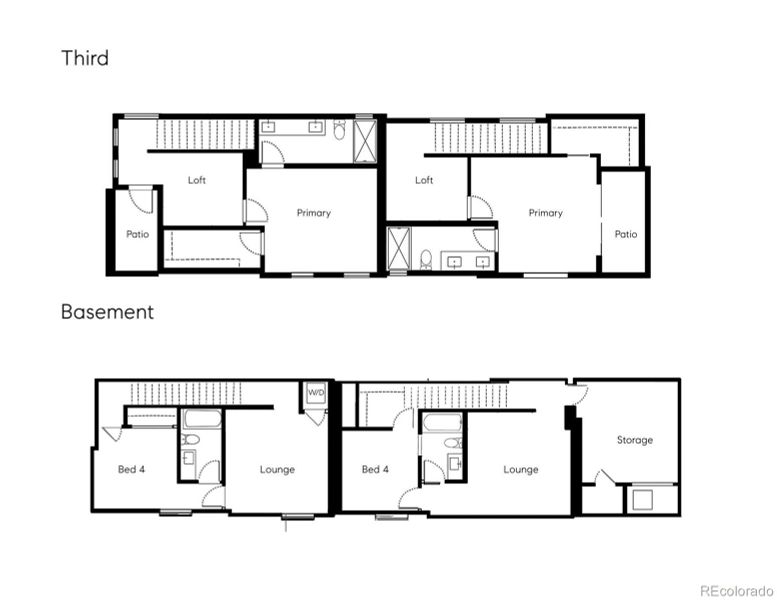 2D floor plan layout of this home in , Denver, CO (Image 3).