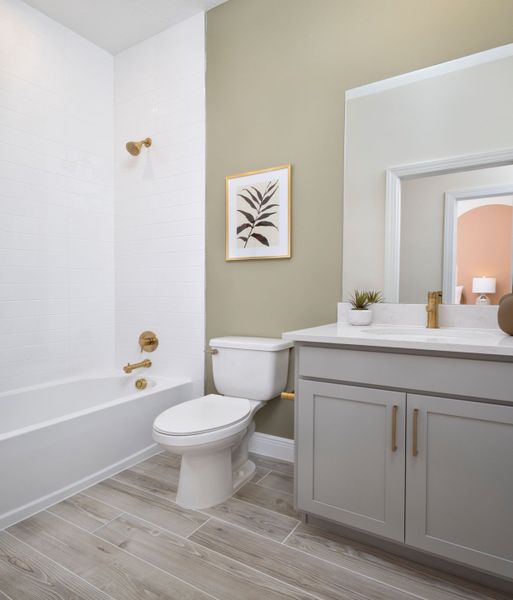 Representative furnished interior of a home built from the Prairie by Mattamy Homes in Newfield, Palm City (Image 12).