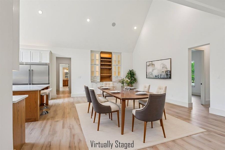 Furnished interior view inside a new home in , Burleson (Image 9).