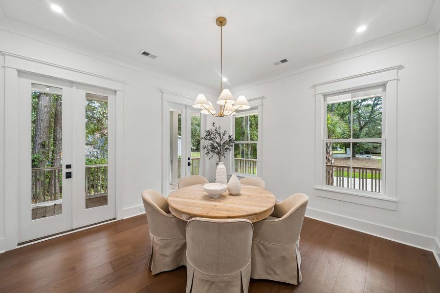 Furnished interior view inside a new home in , Mount Pleasant (Image 69).