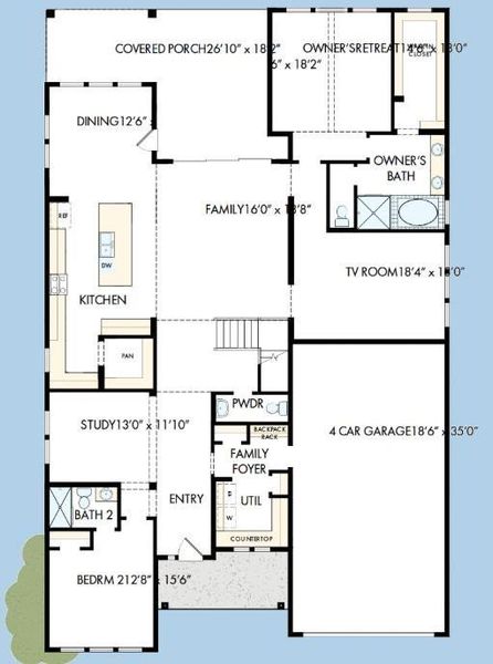 The success of a floor plan is the way you can move through it…You’ll be amazed at how well this home lives…We call it traffic patterns.