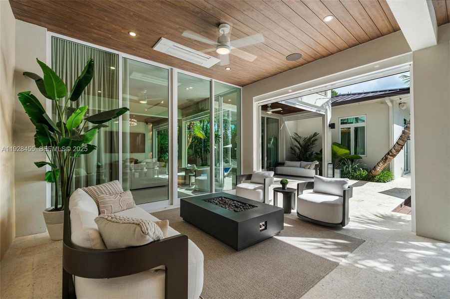 Exterior details and patio area of a home in , Pinecrest (Image 26). Exterior details and patio area of a home in , Pinecrest (Image 26).