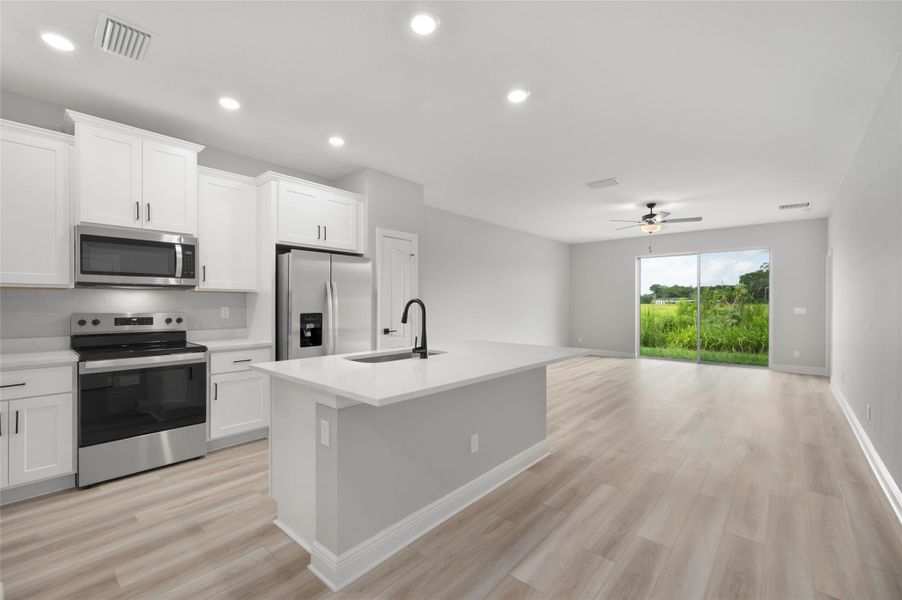 Furnished interior view inside a new home in Celebration Pointe, Fort Pierce (Image 4). Furnished interior view inside a new home in Celebration Pointe, Fort Pierce (Image 4).