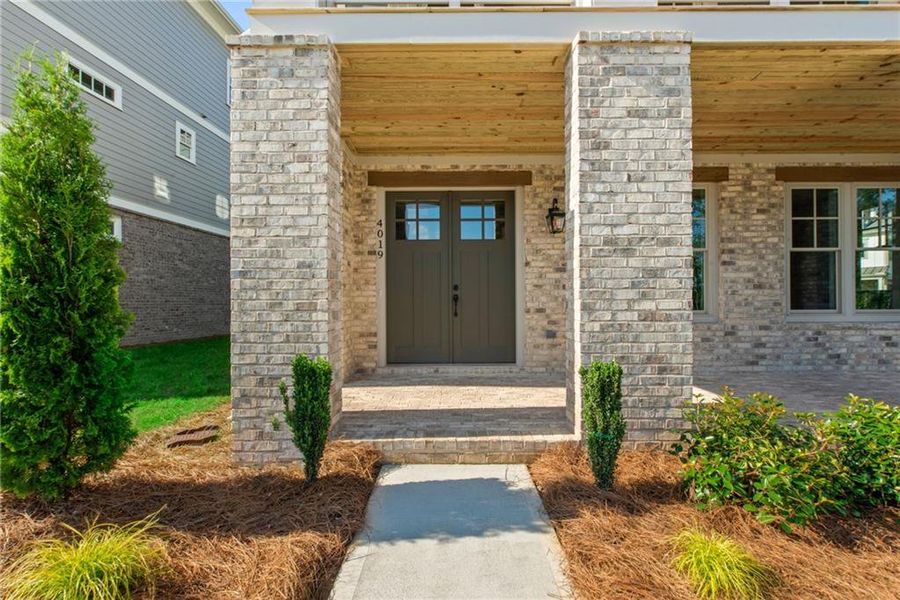 Exterior details and patio area of a home in , Woodstock (Image 20).