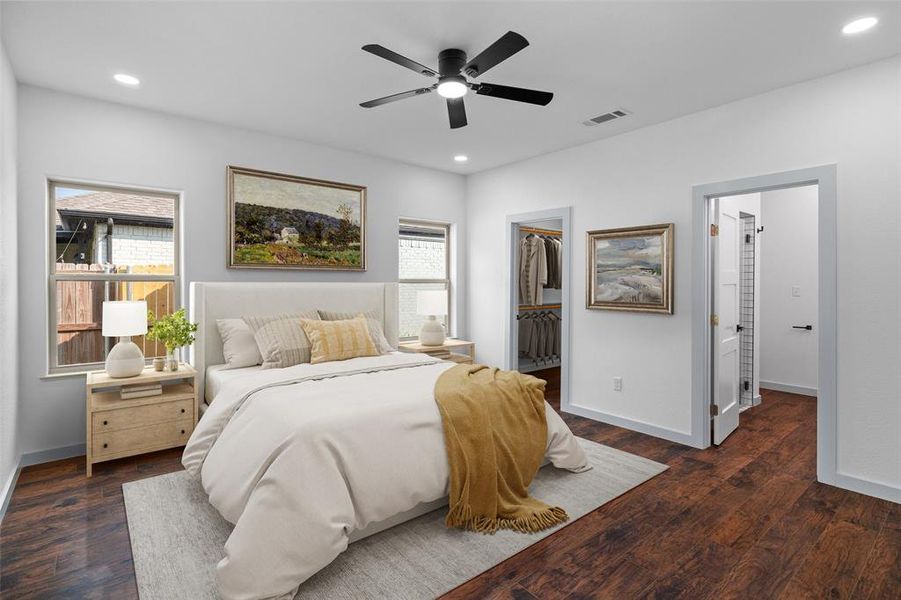 AI generated staging to show options of furniture