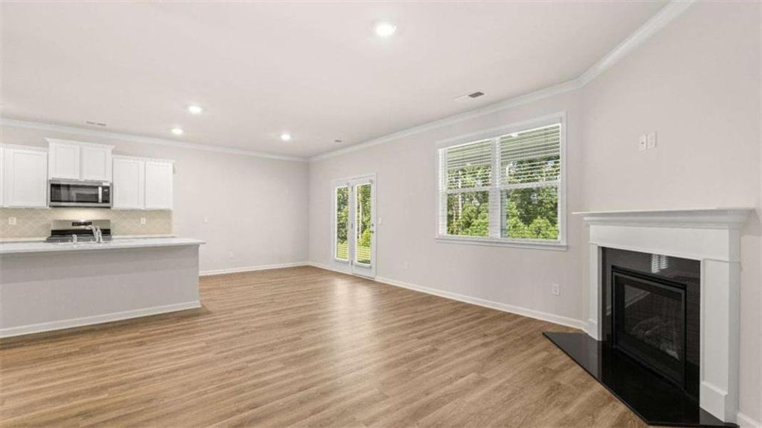 Furnished interior view inside a new home in Independence, Loganville (Image 8). Furnished interior view inside a new home in Independence, Loganville (Image 8).