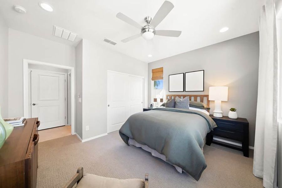 Furnished interior view inside a new home in Meridian, Queen Creek (Image 24).