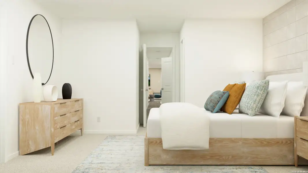 Furnished interior view inside a new home in Espada, San Antonio (Image 7).