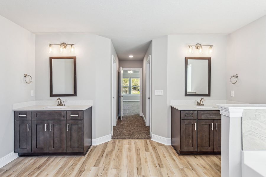 Representative furnished interior of a home built from the The Turquoise by Herbst Homes in Clear Water Landing, Milton (Image 87).