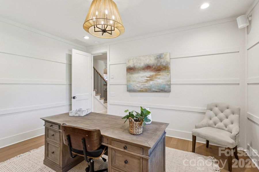 Furnished interior view inside a new home in , Weddington (Image 21).