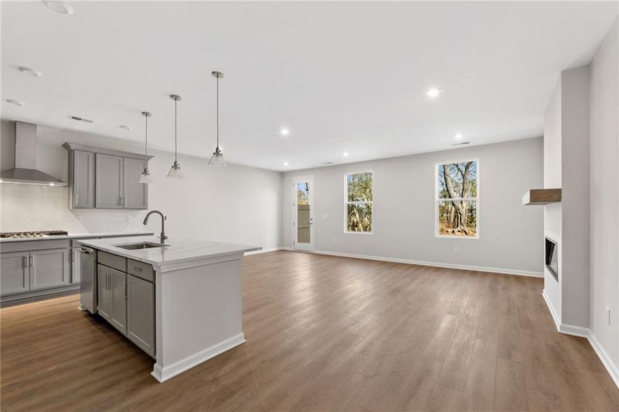 Spacious, unfurnished interior of a new home in Lake Shore, Winder (Image 13).