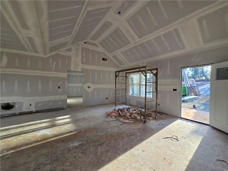 In-progress construction of a new home in , Lavonia, GA (Image 9).