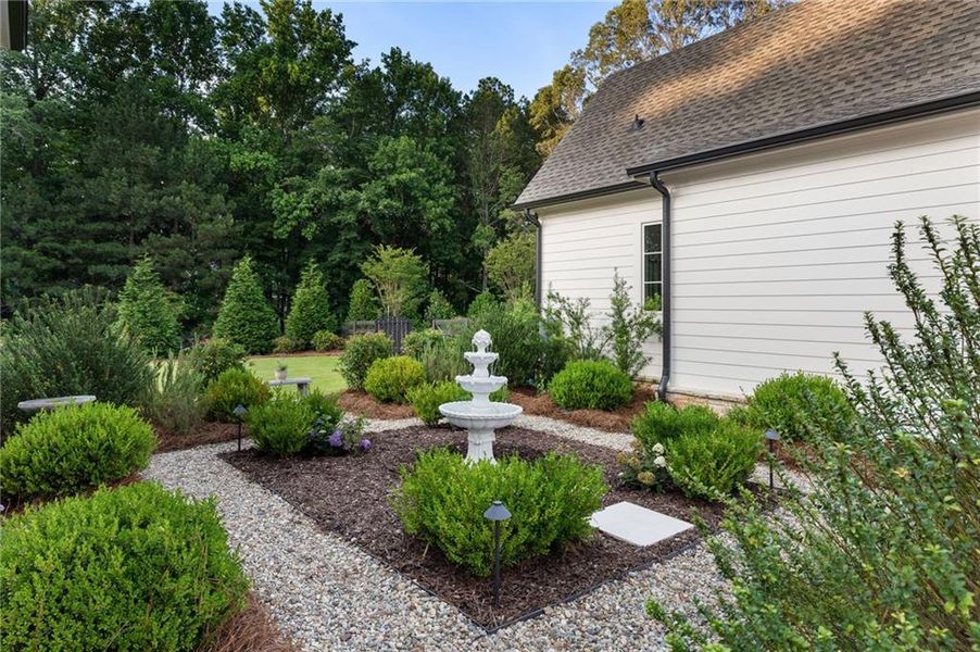 Exterior details and patio area of a home in , Canton (Image 38). Exterior details and patio area of a home in , Canton (Image 38).