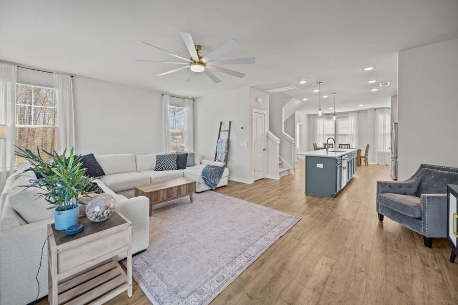 Furnished interior view inside a new home in , Hanahan (Image 16).