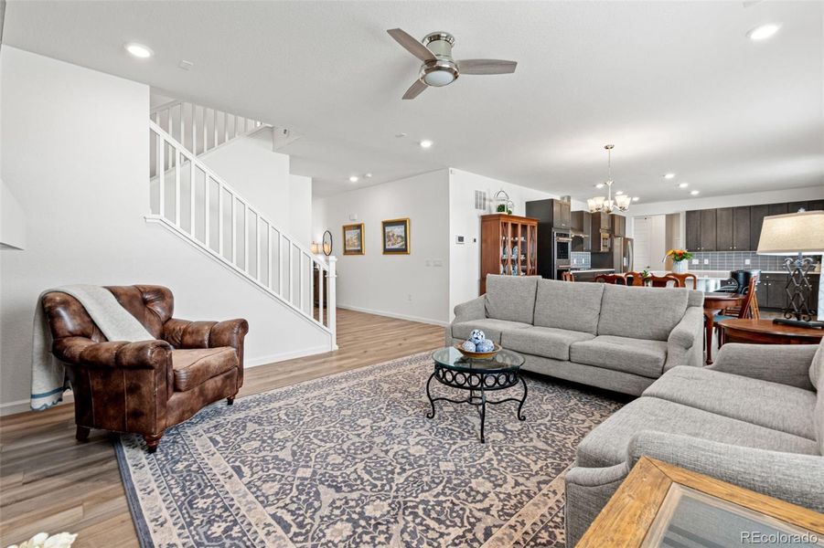 Furnished interior view inside a new home in , Parker (Image 26).