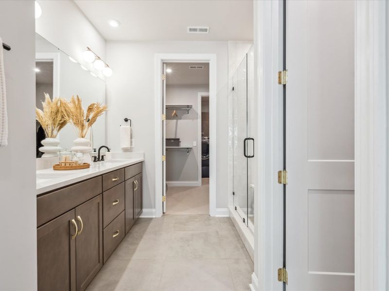 Representative furnished interior of a home built from the Hudson by Tri Pointe Homes in Old Town Village, Waxhaw (Image 44).