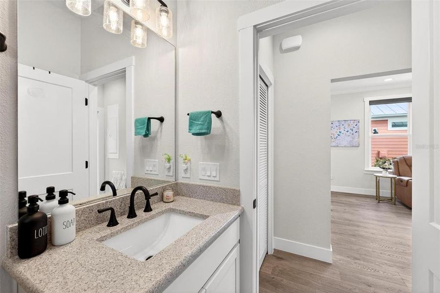 Furnished interior view inside a new home in , Oxford (Image 37).