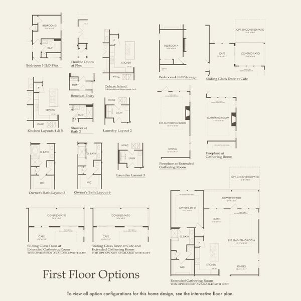2D floor plan layout for the Mystique by Del Webb in Del Webb Barton Village, Lebanon, TN (Image 5).